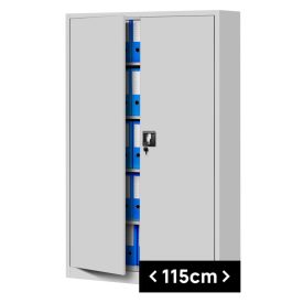   JAN NOWAK JAN II fém iratszekrény 1150x1850x400, modell szürke