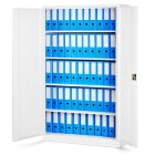 JAN NOWAK JAN II fém iratszekrény 1150x1850x400, modell fehér