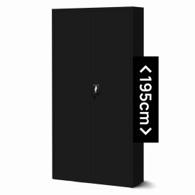   JAN NOWAK JAN H fém iratszekrény 900x1950x400, modell fekete