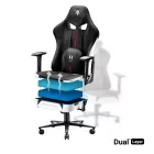 DIABLO X-PLAYER szövet gamer szék, Normal Size, fehér-fekete