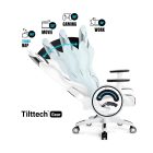 DIABLO X-HORN gamer szék, Normal size, fehér-fekete