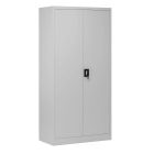 JAN NOWAK DAWID fém öltözőszekrény, 900x1850x450, szürke