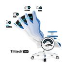 DIABLO X-ONE 2.0 gamer szék, Normal size, Aqua Blue - kék