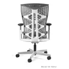 UNIQUE REYA M ergonomikus irodai szék, fehér váz/elastomer