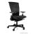 UNIQUE REYA M ergonomikus irodai szék, fekete váz/fekete szövet