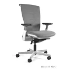 UNIQUE REYA M ergonomikus irodai szék, fekete váz/fekete szövet