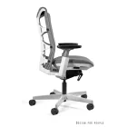UNIQUE REYA M ergonomikus irodai szék, fekete váz/fekete szövet