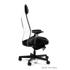 UNIQUE RONIN ergonomikus irodai szék, fehér váz-fekete háló