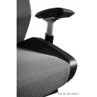 UNIQUE RONIN ergonomikus irodai szék, fehér váz-szürke háló