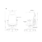 UNIQUE TUNE ergonomikus irodai szék, valódi bőr