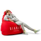 Diablo Chairs Babzsákfotel, piros