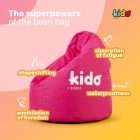 Diablo Kido gyerek babzsákfotel, rózsaszín