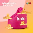 Diablo Kido gyerek babzsákfotel, rózsaszín