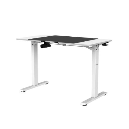 JAN NOWAK EGON 1100 állítható magasságú asztal, elektromos íróasztal, 1100x720x600, fehér színű