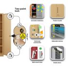 JAN NOWAK JAN fém iratszekrény 900x1850x400, Fresh Style: bézs