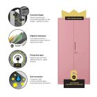 JAN NOWAK JAN H fém iratszekrény 900 x 1950 x 400 mm, Fresh Style: púderrózsaszín