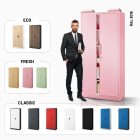 JAN NOWAK JAN H fém iratszekrény 900 x 1950 x 400 mm, Fresh Style: púderrózsaszín