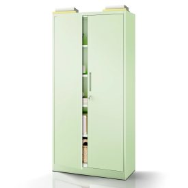   JAN NOWAK JAN H fém iratszekrény 900 x 1950 x 400 mm, Fresh Style: pasztellzöld