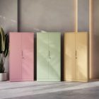 JAN NOWAK JAN H fém iratszekrény 900 x 1950 x 400 mm, Fresh Style: pasztellzöld