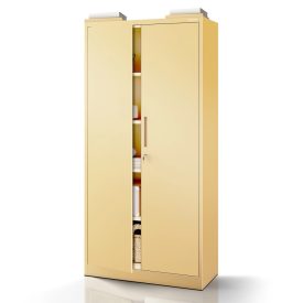   JAN NOWAK JAN H fém iratszekrény 900 x 1950 x 400 mm, Fresh Style: bézs