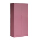 JAN NOWAK DAWID fém öltözőszekrény, 900x1850x450, púderrózsaszín