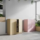 JAN NOWAK BEATA fém iratszekrény 900x930x400, modell púderrózsaszín