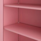 JAN NOWAK BEATA fém iratszekrény 900x930x400, modell púderrózsaszín
