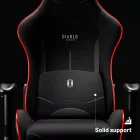 DIABLO X-STARTER LED gamer szék, fekete