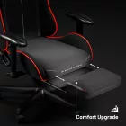 DIABLO X-STARTER LED gamer szék, fekete