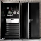 JAN NOWAK DAREK Fém műhelyszekrény fiókokkal, 920x1850x500, All black: fekete