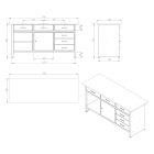 JAN NOWAK HENRY műhelyasztal, fiókokkal és szekrénnyel, All black: fekete