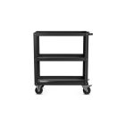 JAN NOWAK HUGO szerszámtartó műhelykocsi polcokkal 700x780x400, All black: fekete