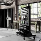 JAN NOWAK MARIUSZ szerszámfal, szerszámtábla, 965 x 1555 x 610 mm, All Black: fekete