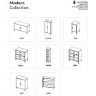 JAN NOWAK VITO Kis szekrény polcokkal, 800 x 1015 x 400 mm, Modern: palack zöld