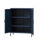 JAN NOWAK VITO Kis szekrény polcokkal, 800 x 1015 x 400 mm, Modern: sötétkék
