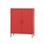 JAN NOWAK VITO Kis szekrény polcokkal, 800 x 1015 x 400 mm, Modern: piros