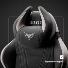 DIABLO X-HORN gamer szék, Normal size, szövetes Camel black