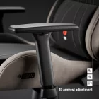 DIABLO X-HORN gamer szék, Normal size, szövetes Camel black