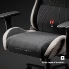 DIABLO X-HORN gamer szék, Normal size, szövetes Camel black