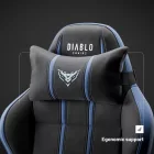 DIABLO X-ONE 2.0 gamer szék, Normal size, szövet, Night blue