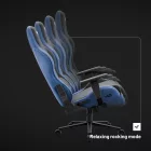 DIABLO X-ONE 2.0 gamer szék, Normal size, szövet, Night blue