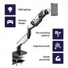 Diablo Képernyőállvány LED RGB X-Arm monitortartó