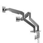 JAN NOWAK JAKE fém dupla monitorállvány, szürke