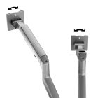 JAN NOWAK JAKE fém dupla monitorállvány, szürke