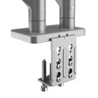 JAN NOWAK JAKE fém dupla monitorállvány, szürke