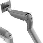 JAN NOWAK JAKE fém dupla monitorállvány, szürke