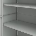 JAN NOWAK JAN fém iratszekrény 900x1850x400, Smart: szürke