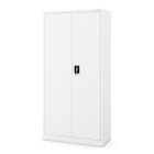 JAN NOWAK DAWID fém öltözőszekrény, 900x1850x400, Smart: fehér