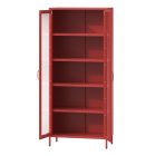 Jan Nowak ANGELO vitrin, 800 x 1850 x 450 mm, Modern: piros