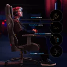 DIABLO X.ONE Prime gamer szék, Normal Size, Burned Black fekete